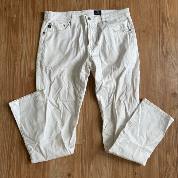 Ag Adriano Goldschmied Off-White Denim The Everett Pants 34X34 - Picture 3 of 7